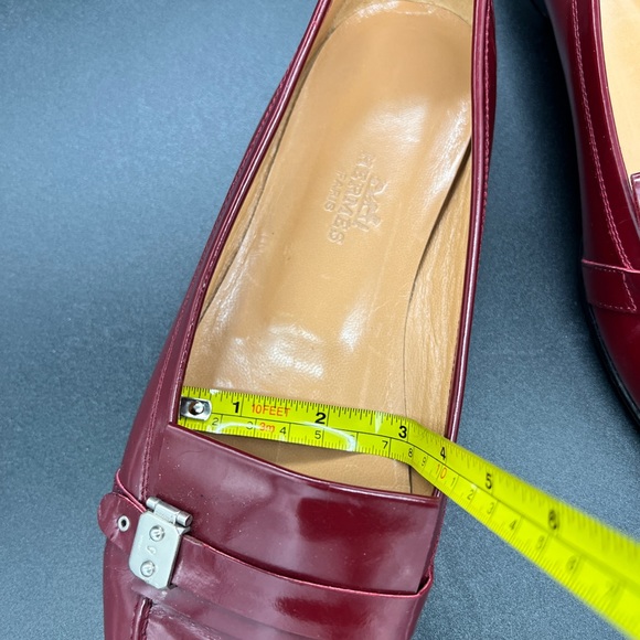 Hermes Red Glossy Red Patent Leather loafer - Picture 8 of 8